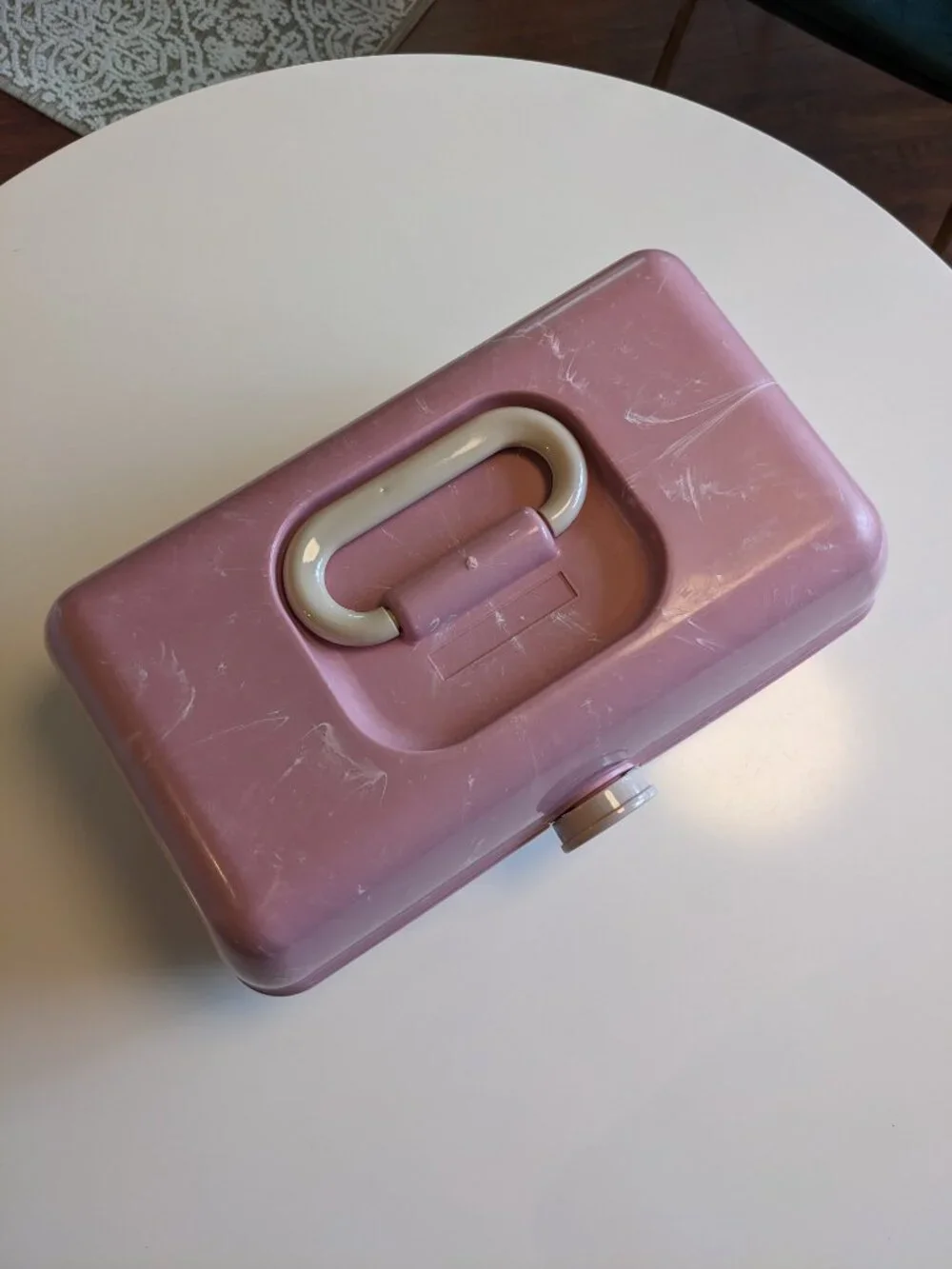 Caboodles Pink Marble On-The-Go Girl Case
